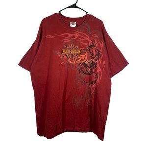 Vintage Y2K Harley Davidson Roswell New Mexico Alien T Shirt